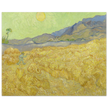 Wheatfield with a reaper by Vincent Van Gogh