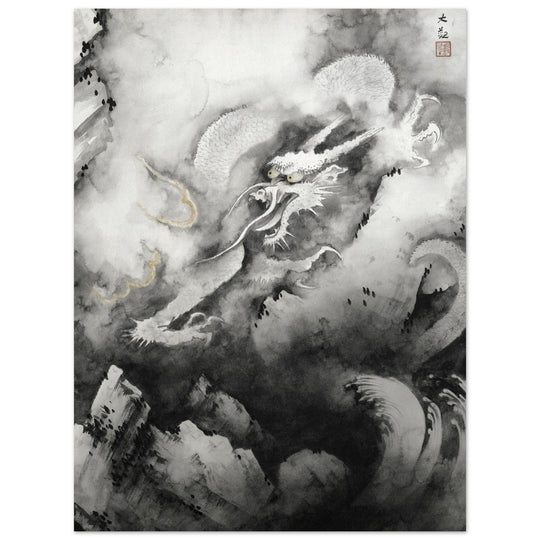 Dragon and Clouds painting by Yokoyama Taikan