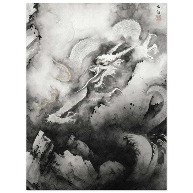 Dragon and Clouds painting by Yokoyama Taikan