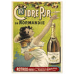 Cidre Pur vintage cider drink advertising.