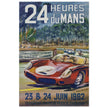 Le Mans race 1962 by Michel Beligond vintage poster .