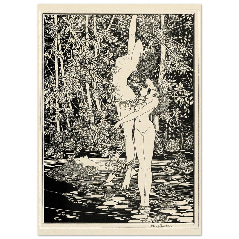 John Austen illustration for Hamlet The death of Ophelia