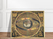 Scenography of the Ptolemaic cosmography by Andreas Cellarius. Cosmographical atlas.
