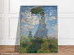 Woman with a Parasol Madame Monet and Her Son by Claude Monet
