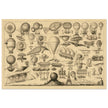 Historic balloons, airships, and other flying machines.