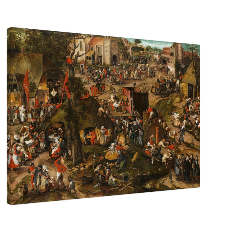 A Flemish Kermis with a Performance of the Farce by Peeter Baltens.
