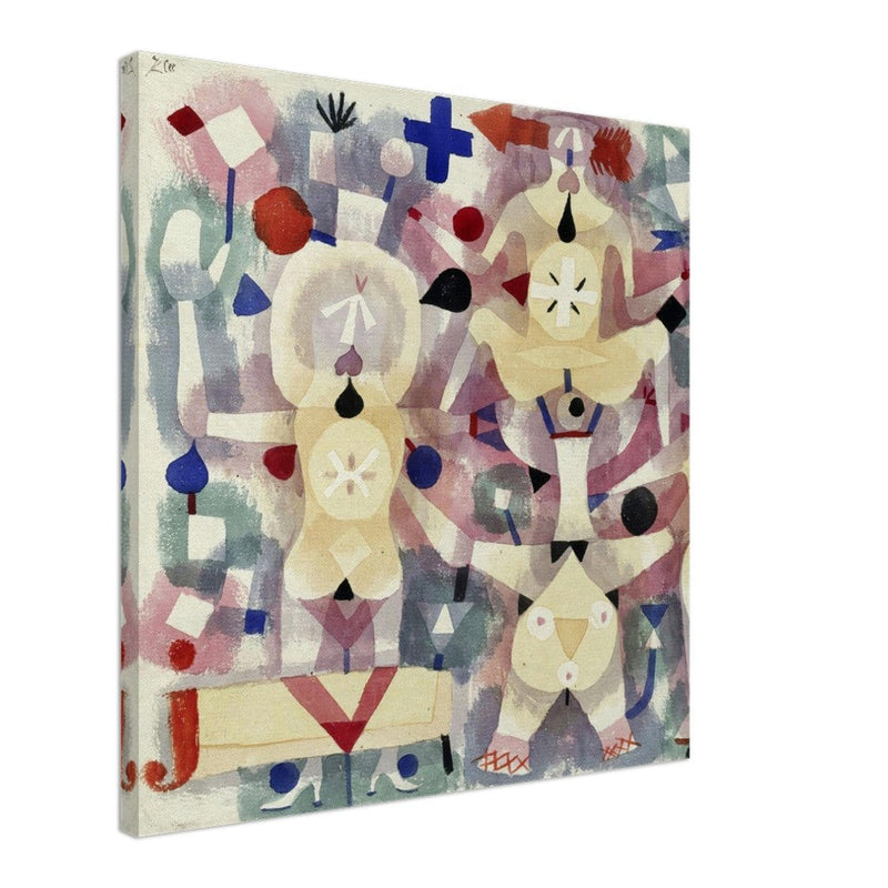 Paul Klee Carnival in the Snow abstract painting.