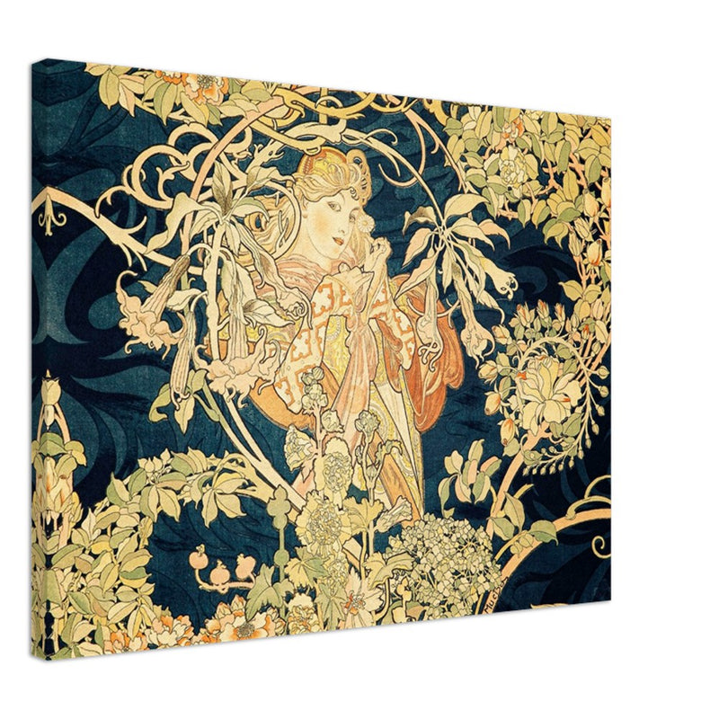 Art Nouveau Alphonse Mucha La Plume.