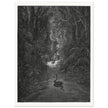Gustave Dore Paradise Lost. Satan as a serpent in Eden.