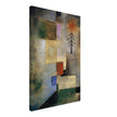 Paul Klee Kleines Tannenbild ( Small Picture of Firtrees ) abstract painting.