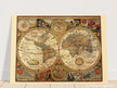 1651 Ancient world map by John Speed