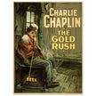 Charlie Chaplin The Gold Rush movie poster.