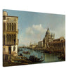 Grand Canal and Santa Maria della Salute in Venice Italy. Antique painting by Bernardo Bellotto 1743.