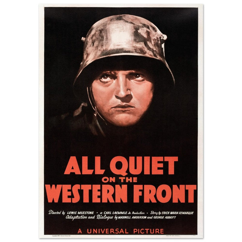 All Quiet on the Western Front movie poster.