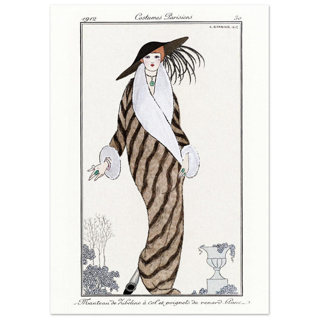 George Barbier Journal des Dames et des Modes, 1912, Costumes Parisiens.