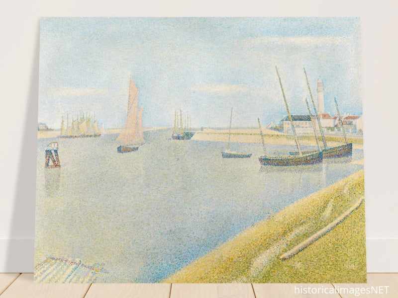 Georges Seurat The canal of Gravelines, in the direction of the sea.