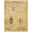 Electric Lighting patent  by Nikola Tesla.