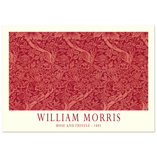 William Morris Rose and Thistle 1881.