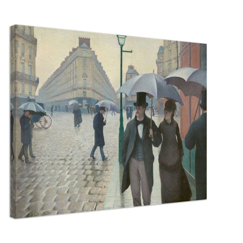 Paris Street Rainy Day by Gustave Caillebotte 1877.