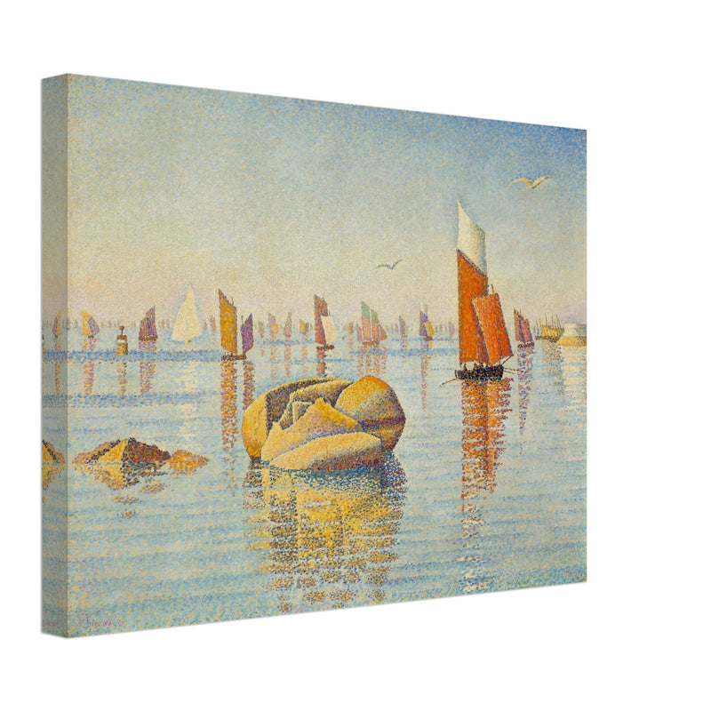 Paul Signac Concarneau, calme du matin painting