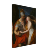 Canvas Allegory of Peace and War by Pompeo Girolamo Batoni 1776. Greek Roman mythology