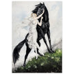 Louis Icart illustration La Femme au cheval (Woman with Horse)