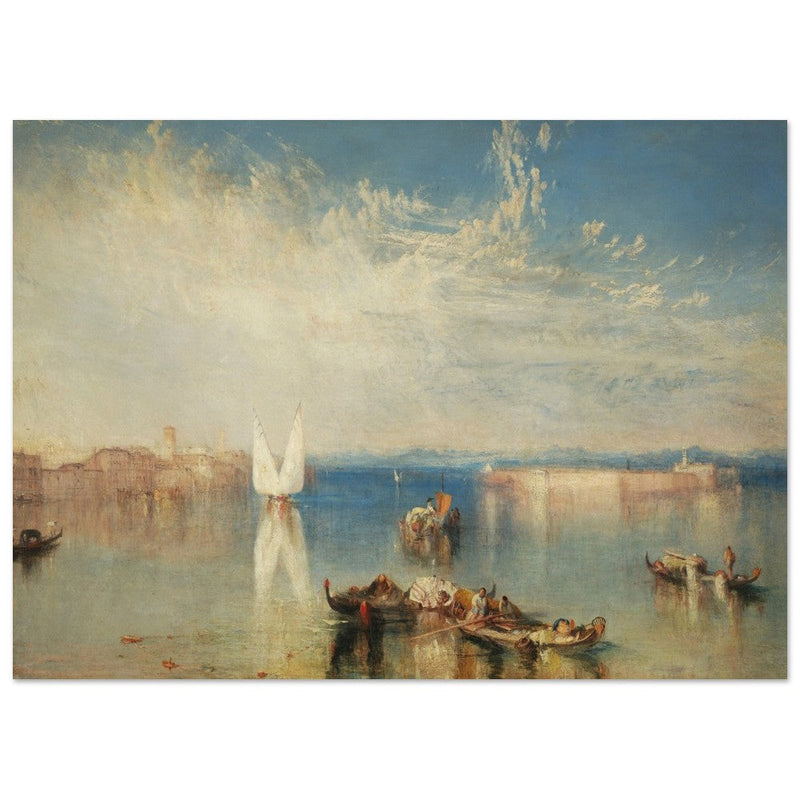 The Campo Santo Venice Italy antique painting by Joseph Mallord William Turner.