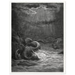 Gustave Dore Paradise Lost engraving . The moment of Creation.