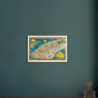 Old map of Manhattan New York City. Antique map reproduction of Manhattan of the 20's