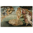The birth of Venus by Sandro Botticelli. Greek Mythology art print of antique painting.