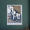 Cat painting cubism style poster reproduction Creator: Antonín Procházka 1921