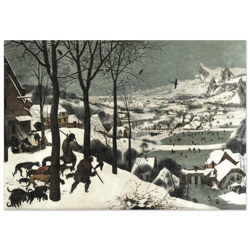 Hunters in the Snow painting by Pieter Bruegel.