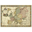 Ancient Europe map of the XVIII century by Guillaumet Danet