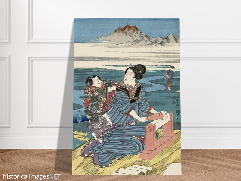 The Toi Tama River in Settsu Province by Utagawa Kuniyoshi,