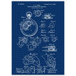 Winding Mechanism for Time Pieces, vintage clock patent .