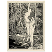 John Austen illustration for Hamlet The death of Ophelia