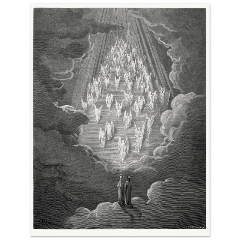 Gustave Dore illustration for The Divine Comedy by Dante Alighieri.  Paradise.
