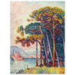 Paul Signac Antibes (la pinede) Pine trees painting