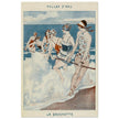 Poules d' Eau by Fabien Fabiano.  illustration of an illustration published in Fantasio Magazine in the 30s.