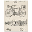 Motorcycle old patent by G. W Manson.