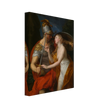 Canvas Allegory of Peace and War by Pompeo Girolamo Batoni 1776. Greek Roman mythology