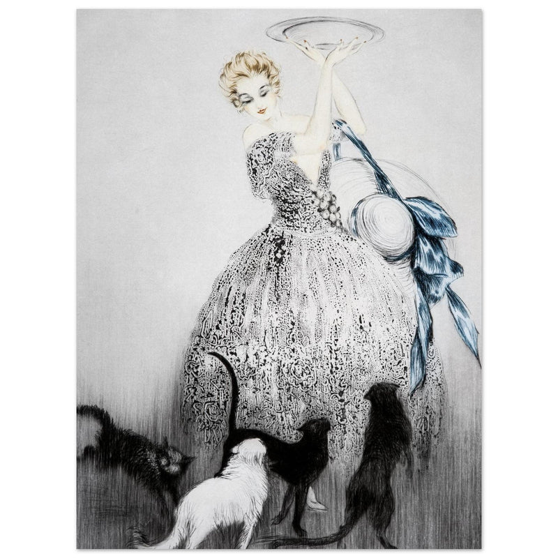 Louis Icart Les Chats (The Cats)