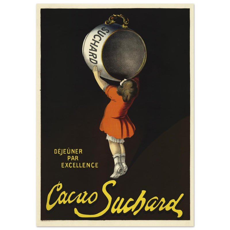 Cacao Suchard vintage advertising poster of 1911 made by Leonetto Cappiello.
