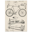 Vintage bicycle patent 1899 by M. C Johnson.