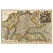 Nova Totius Germaniae Descriptio Geographica  ancient map of Germany by Heinrich Scherer