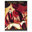 Vanity Fair vintage cover  1926 by Victor Bobritsky Elegant woman with dog -
