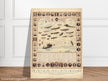 Aviation pioneers german poster with many important international aviation personalities