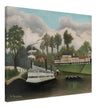 Henri Rousseau The Great Laundry Boat at Charenton Bridge painting