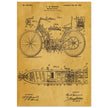 Motorcycle old patent by G. W Manson.