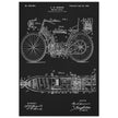 Motorcycle old patent by G. W Manson.